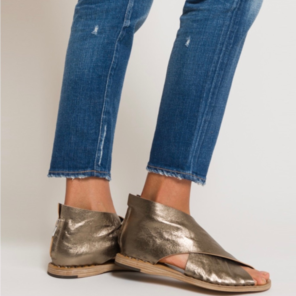 Officine Creative Max Sandal - Metallic Gold